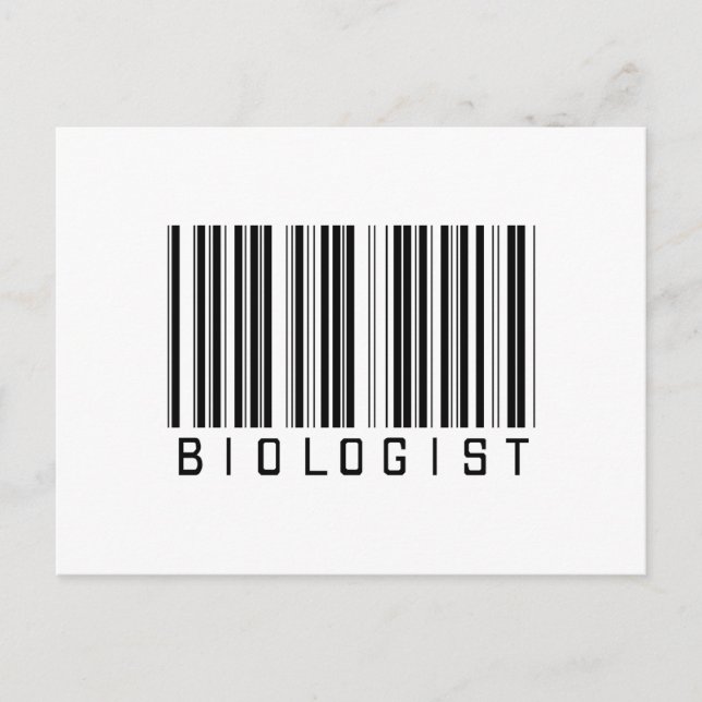 BAR BIOLOGIST LIGHT POSTCARD (Front)