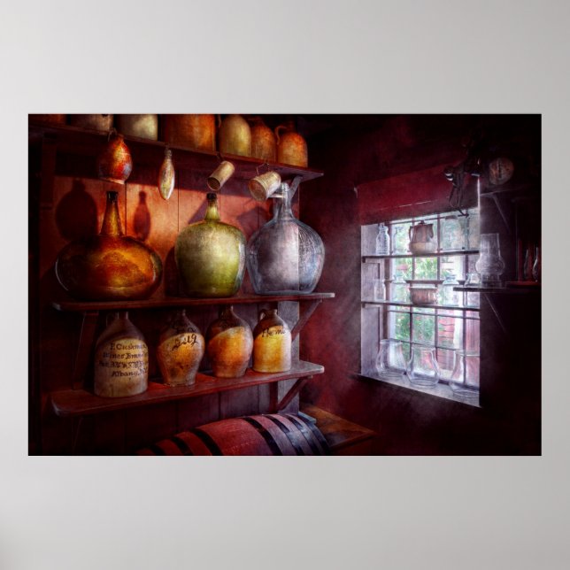 Bar - Bottles - Check out these BIG Jugs Poster (Front)