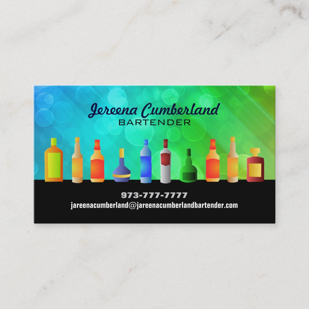 Bar Business Cards Zazzle