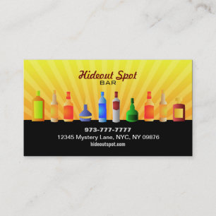 Bar Business Cards