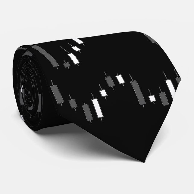 Bar Chart Tie (Rolled)