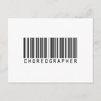 BAR CHOREOGRAPHER LIGHT POSTCARD