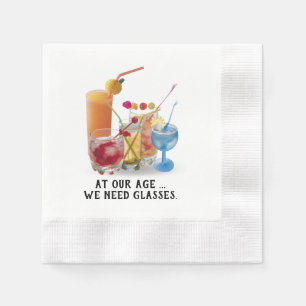 Bar Cocktails Collection Napkins