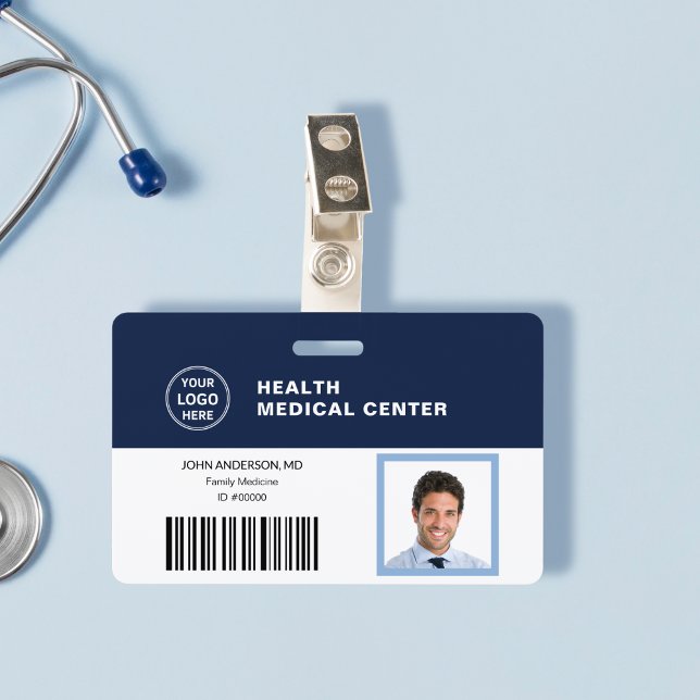 Bar Code ID Medical Healthcare Clinic Doctor Badge (Bar Code ID Medical Healthcare Clinic Doctor Badge)