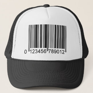 bar code trucker hat