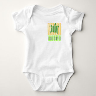 Bar Code Turtle 2-Sided Baby Bodysuit