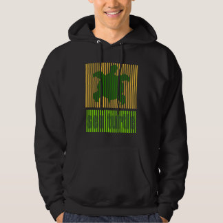 Bar Code Turtle Dark Hoodies