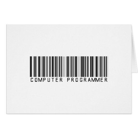BAR COMPUTER PROGRAMMER LIGHT CARDS (Front Horizontal)