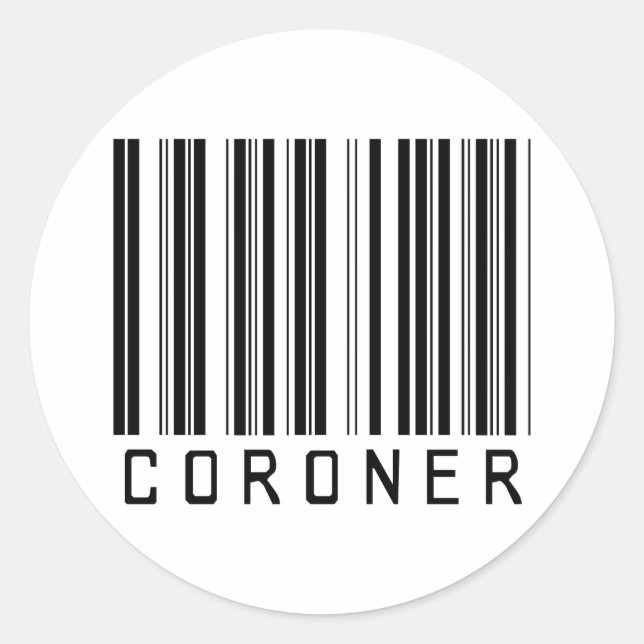BAR CORONER LIGHT CLASSIC ROUND STICKER (Front)