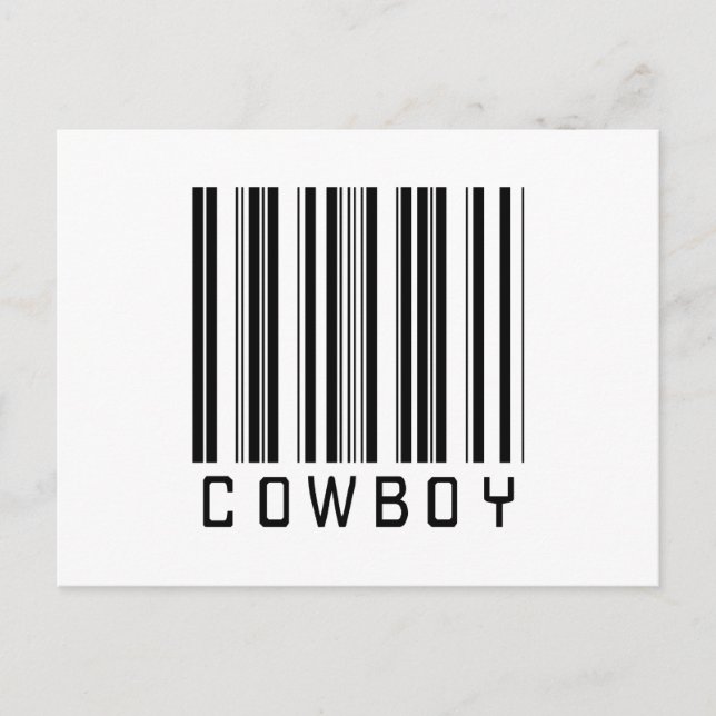 BAR COWBOY LIGHT POSTCARD (Front)