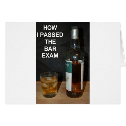 Bar Exam Cards (Front Horizontal)