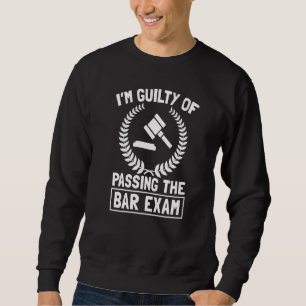 Bar Exam Study Bar Association Jurisdiction  1 Sweatshirt