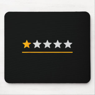 Bar Exam Survivor Funny 1 Star Very Bad Would Not Mouse Pad