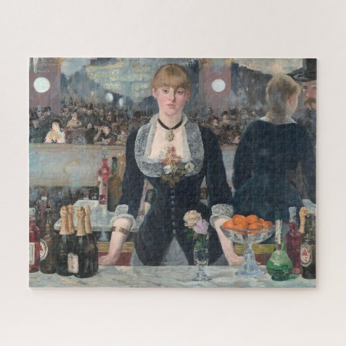Bar Folies_Bergere Manet Impressionist Painting Jigsaw Puzzle