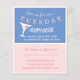Bar Happy Hour Flyer