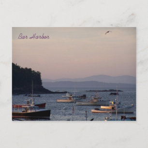 Bar Harbor at dusk one summer's eve Postcard