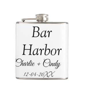 Bar Harbor bachelorette party bridesmaid wedding a Flask