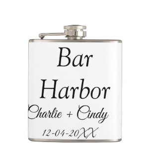 Bar Harbor bachelorette party bridesmaid wedding a Flask