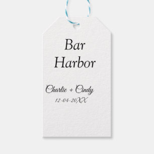 Bar Harbor bachelorette party bridesmaid wedding a Gift Tags