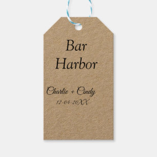 Bar Harbor bachelorette party bridesmaid wedding a Gift Tags