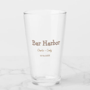 Bar Harbor bachelorette party bridesmaid wedding a Glass