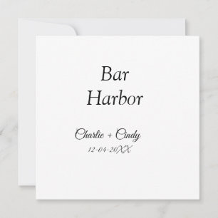 Bar Harbor bachelorette party bridesmaid wedding a Holiday Card
