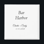 Bar Harbor bachelorette party bridesmaid wedding a Magnet<br><div class="desc">Design</div>