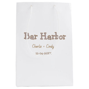 Bar Harbor bachelorette party bridesmaid wedding a Medium Gift Bag