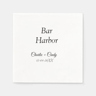 Bar Harbor bachelorette party bridesmaid wedding a Napkins