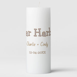 Bar Harbor bachelorette party bridesmaid wedding a Pillar Candle