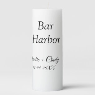 Bar Harbor bachelorette party bridesmaid wedding a Pillar Candle