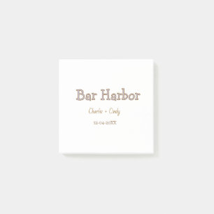 Bar Harbor bachelorette party bridesmaid wedding a Post-it Notes