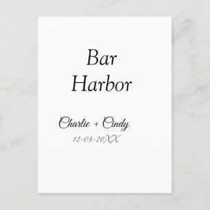 Bar Harbor bachelorette party bridesmaid wedding a Postcard