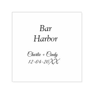 Bar Harbor bachelorette party bridesmaid wedding a Self-inking Stamp