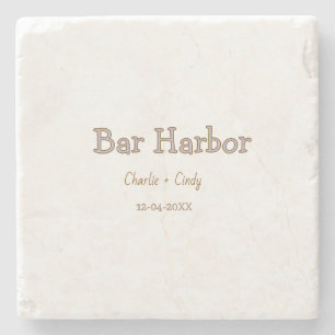 Bar Harbor bachelorette party bridesmaid wedding a Stone Coaster