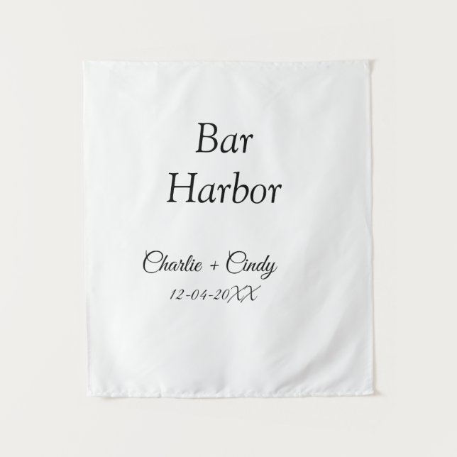 Bar Harbor bachelorette party bridesmaid wedding a Tapestry (Front)