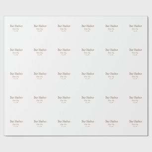 Bar Harbor bachelorette party bridesmaid wedding a Wrapping Paper