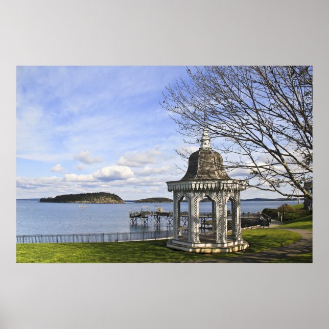 Bar Harbor Gazebo Poster (Front)