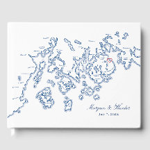 Bar Harbor Guest Book - Penobscot Bay Maine Map