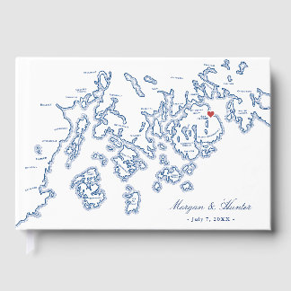 Bar Harbor Guest Book - Penobscot Bay Maine Map