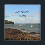 Bar Harbor Magnet<br><div class="desc">Boats in the harbor of Bar Harbor, Maine</div>