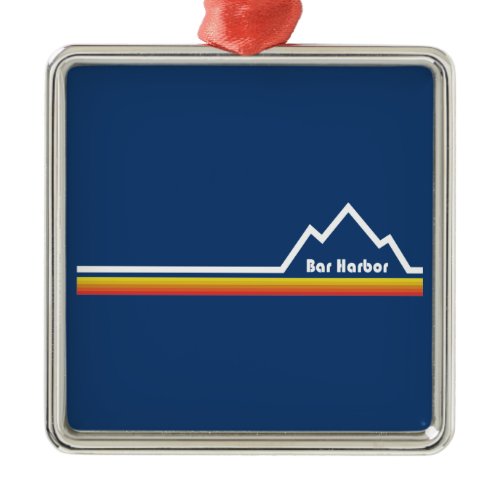 Bar Harbor, Maine Metal Ornament
