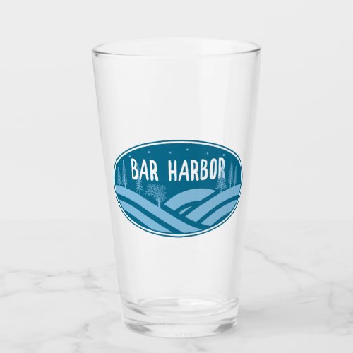 Bar Harbor Maine Outdoors Glass