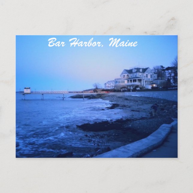 Bar Harbor, Maine Post Card (Front)