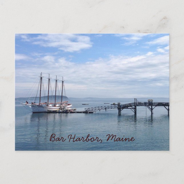 Bar Harbor, Maine Postcard (Front)