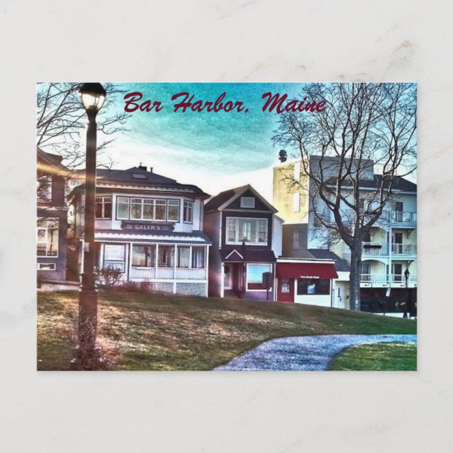 Bar Harbor, Maine Postcard (Front)