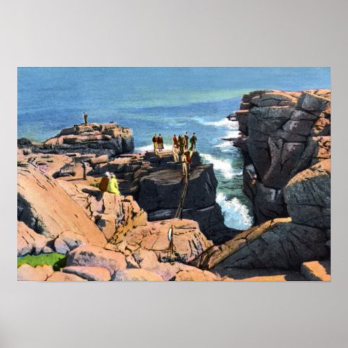 Bar Harbor Maine Thunder Hole Poster