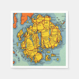 Bar Harbor - Mt Desert Island Napkins