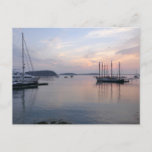 Bar Harbor Ships at Sunrise I Postcard