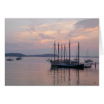 Bar Harbor Ships at Sunrise II Cards